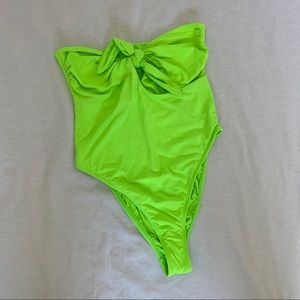 Dippin Daisy’s Neon Green One-Piece Bikini